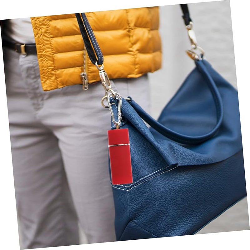 Portable Metal Ashtray Keychain Compact Pocket Ashtray Cover for Outdoor Use - Image 3